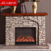 Rock-Like European Electric Fireplace