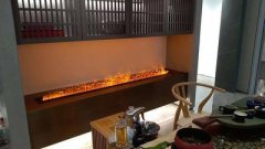 New style multi color flame 3D vapor water steam fireplace fo