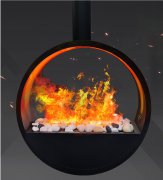 3d atomized fireplace core steam simulation flame intelligent