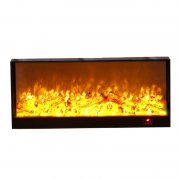 Iron shell tempered glass simulation flame heater for househo